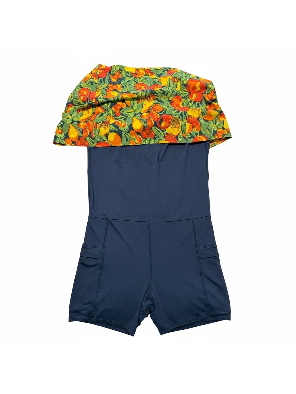 Toad&Co Sunkissed Skort Dress Midnight Fruit Print Size S EUC - Picture 4 of 6